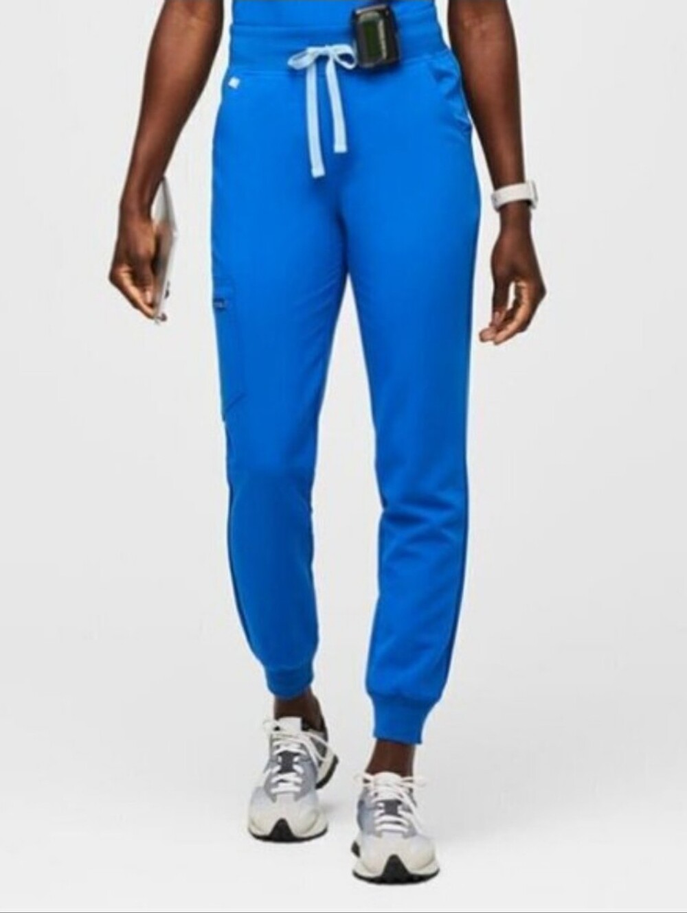 FIGS Women's Zamora Jogger Scrub Pants in Royal Blue XL Tall